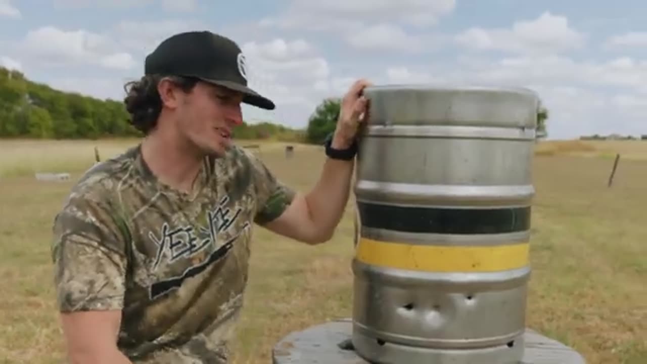 Shooting a Full Keg of Beer (Bigger and Bigger Guns)