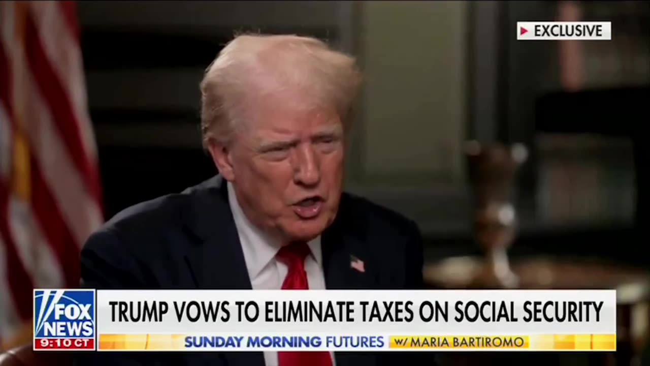 Trump: No tax on tips, No tax on social security