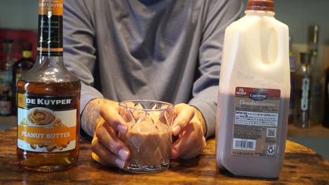 DeKuyper Peanut Butter Liqueur & Chocolate Milk