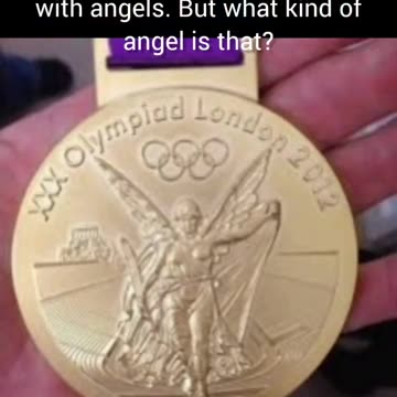 All Olympic medals are depicted with angels. But what kind of angel is that?