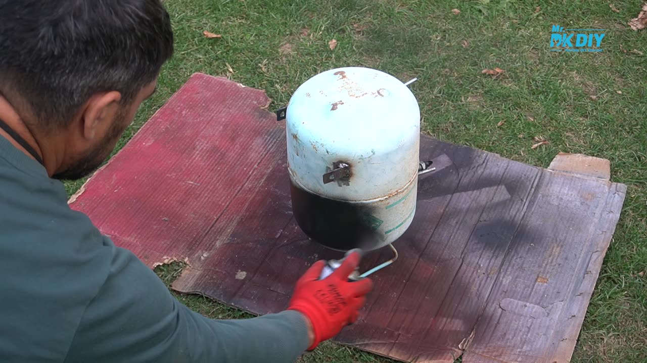 Empty Freon Tank??? Never throw away an empty freon tank !