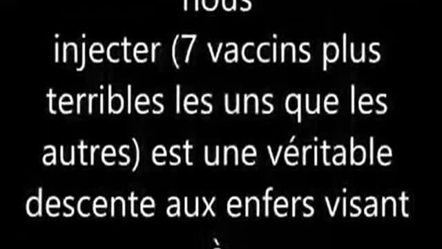 VACCINATION DE MASSE
