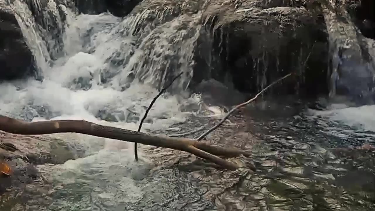 Waterfall in the natural of water
