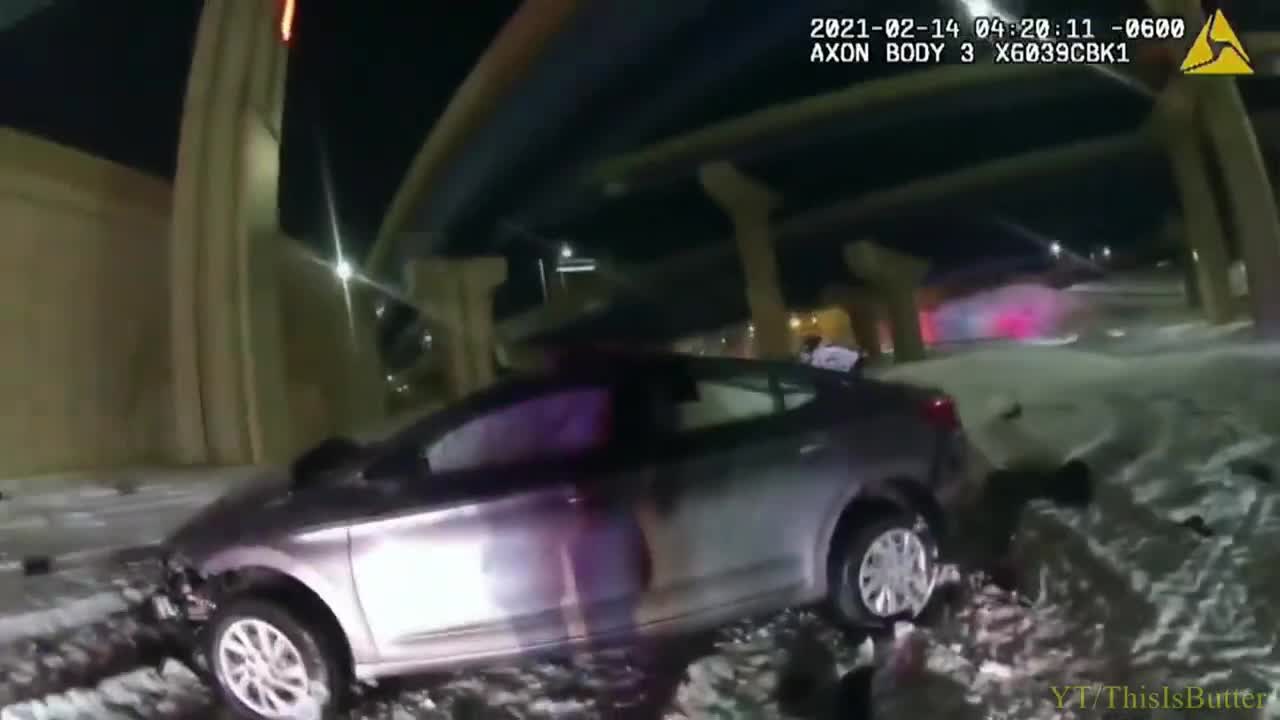 BODYCAM: HORRIFIC Crash as Wisconsin Driver Plunges Off Interchange