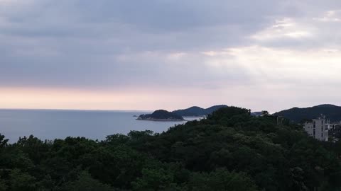Sea view from the observation deck