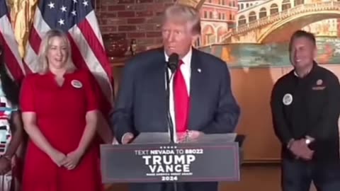 When you say thank you multiple times and Trump notices it