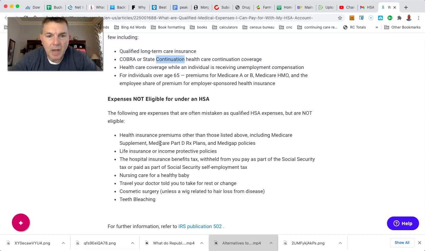 What Qualified Medical Expenses Does My HSA Cover