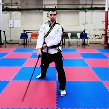 Master Hugo Performing Sword