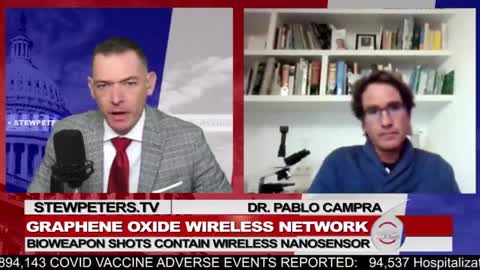 GRAPHENE Oxide WIRELESS NETWORK, BIOWEAPON SHOTS (Dr Pablo Campra #Stew Peters Show)