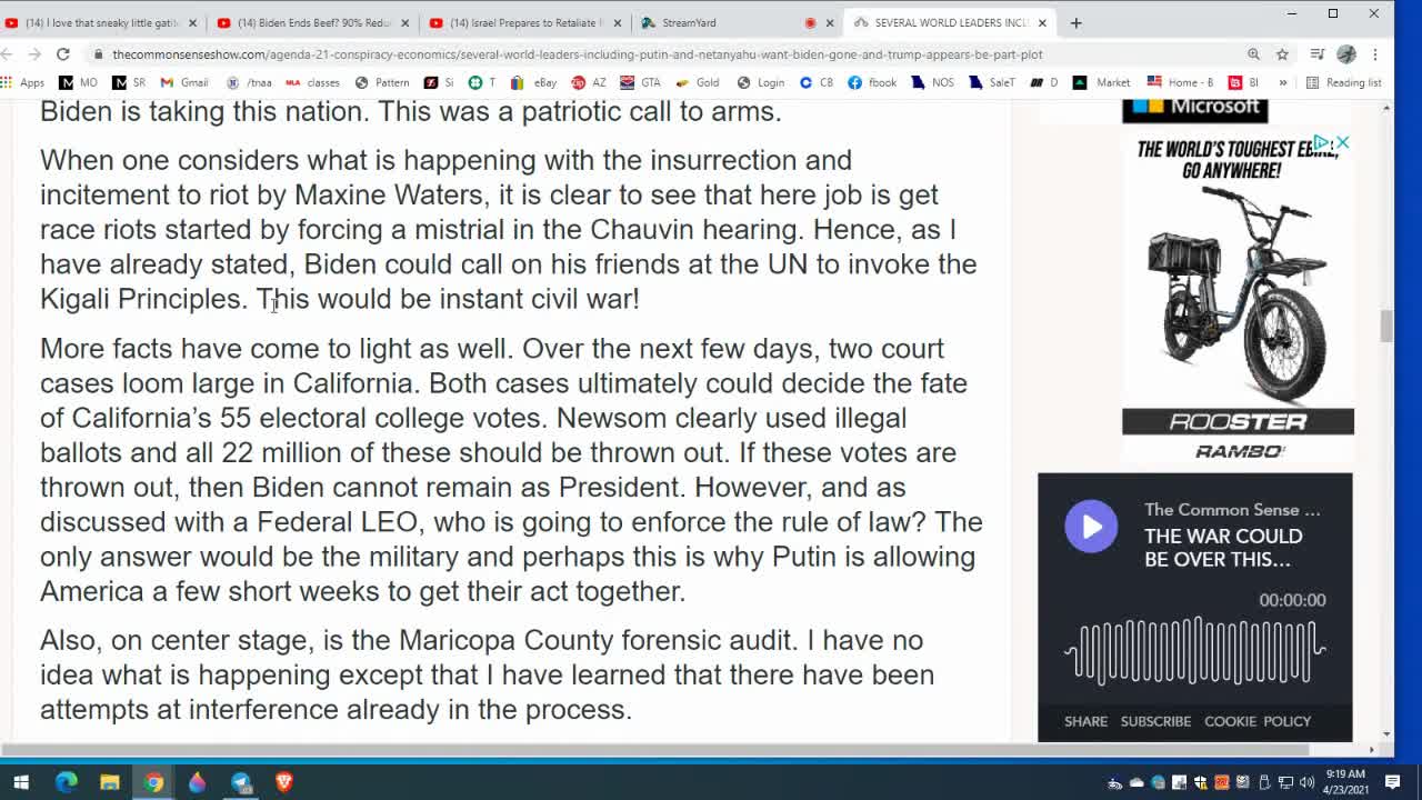 Friday! Climate change, and nuclear war 💥
