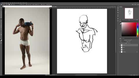 Practice 5-minute character sketching together, male daily dynamics 4