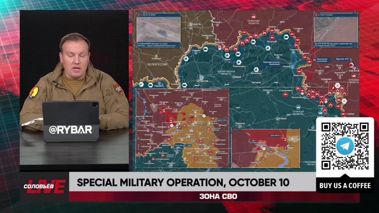 ►🇷🇺🇺🇦🚨❗️⚡️ Rybar Review of the Special Military Operation on Oct.10 2024