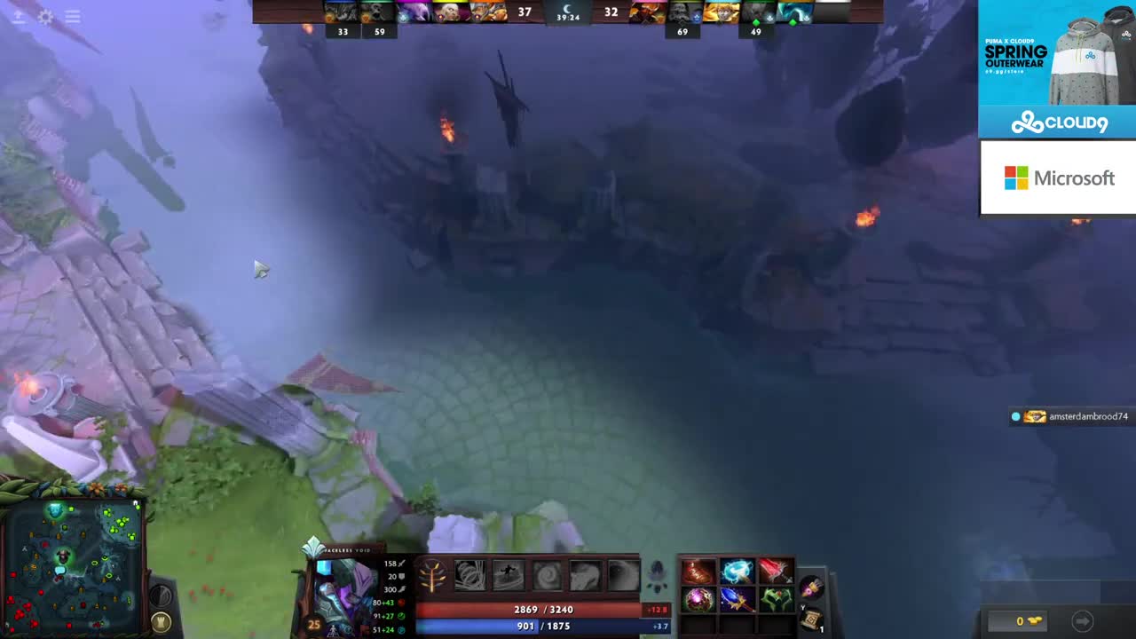 Peek a boo faceless void dota2