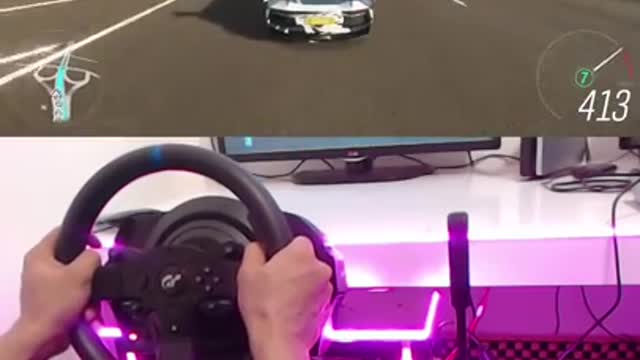 I gave them massive head start! Aventador drag race