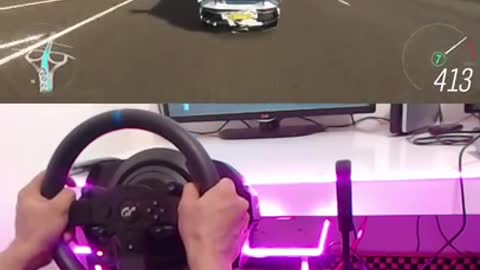 I gave them massive head start! Aventador drag race