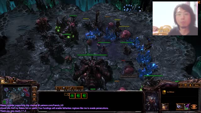 starcraft2 another brutally long zerg v zerg and defeated