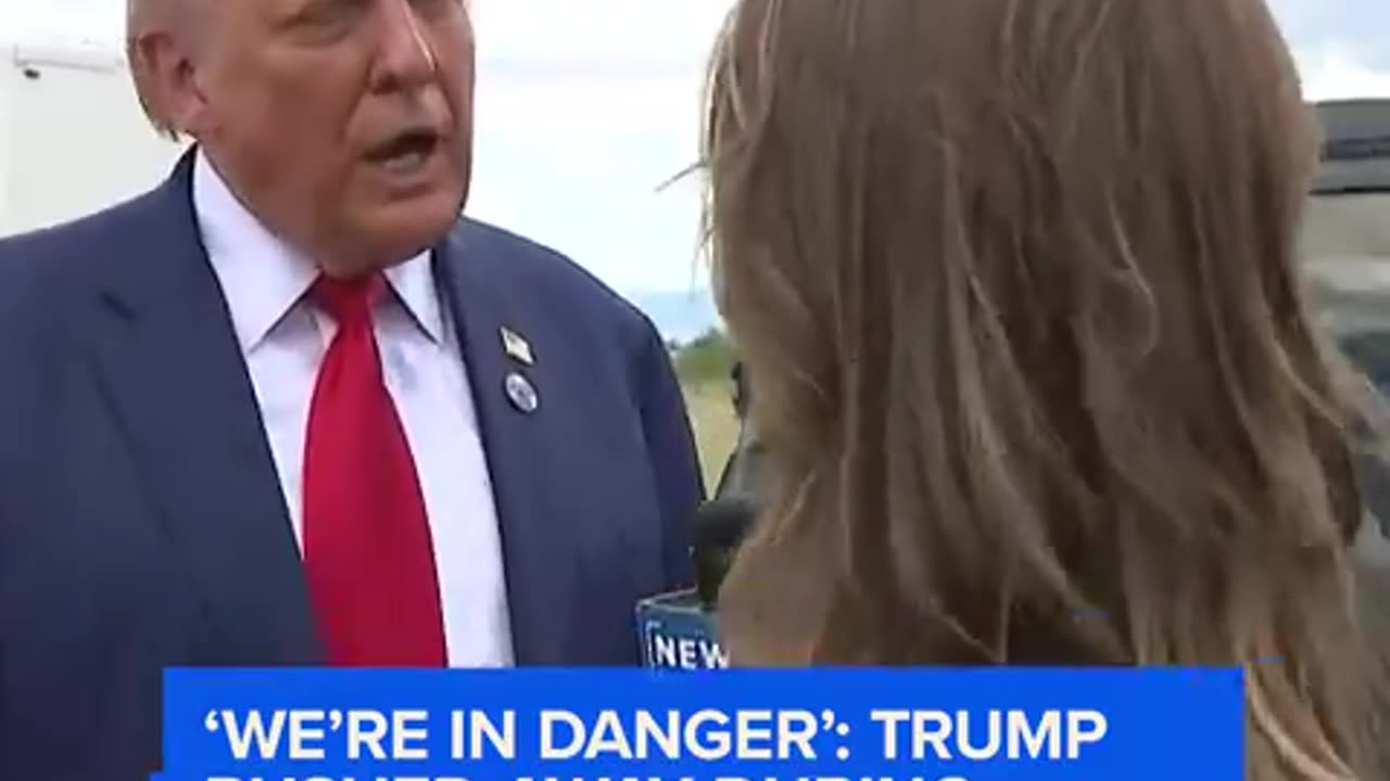 MUST WATCH: Donald Trump Ends Interview Because of a Highly Dangerous Threat