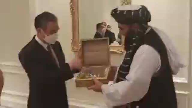 When the Taliban visited CCP China, the CCP presented their envoy with a $6 million gift..