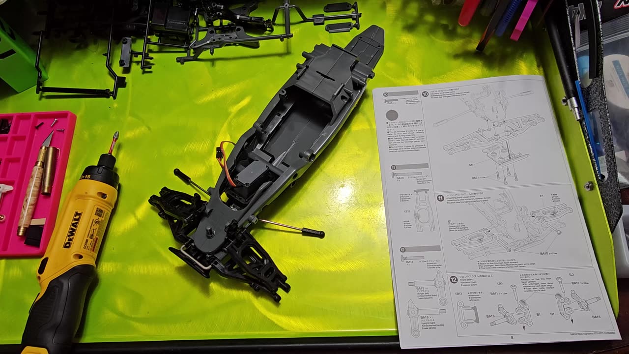 Tamiya Aqroshot DT-03T RC Kit Build EP10