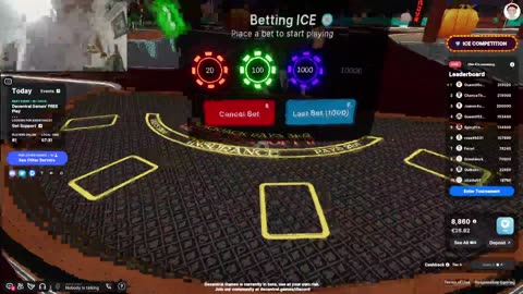im going live on decental games casino blockchain game