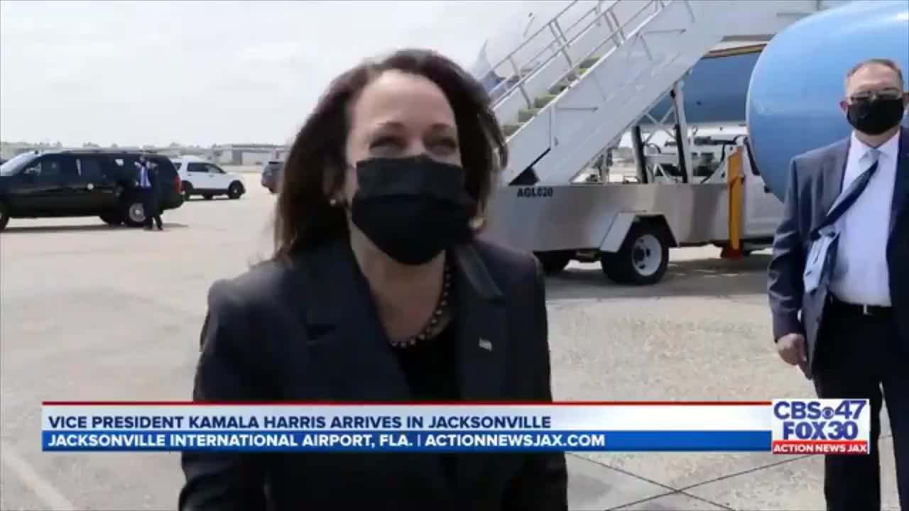 Kamala Harris Laughs When Asked if She Plans to Visit the Border: ‘Not Today’