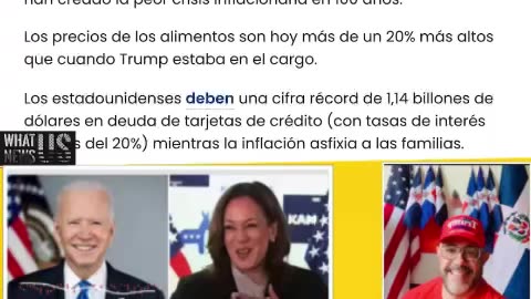 LA PEOR ADMINISTRACIÓN DE LOS ESTADOS UNIDOS BIDEN Y KAMALA HARRIS