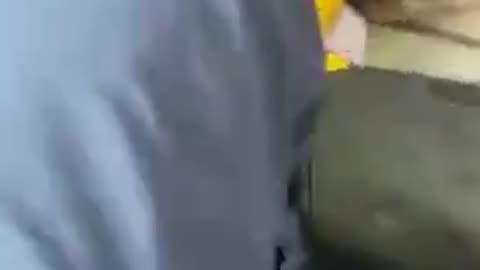 Weirdo gets hit for repeatedly touching a passenger on the bus