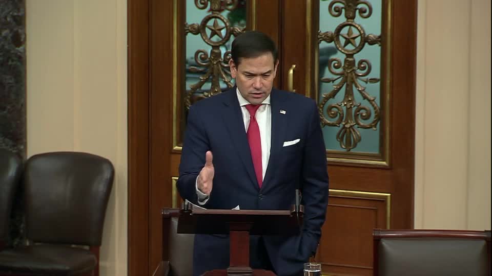 Senator Rubio Speaks on the Senate Floor to Ask for Passage of the Uyghur Forced Labor Act