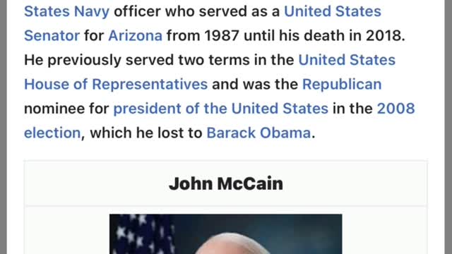 Remember when No Name McCain was put to death?