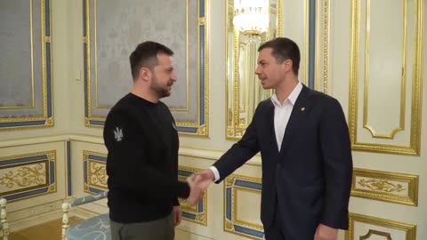 Why is Pete Buttigieg in Ukraine?