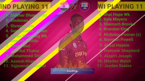 India vs West Indies 3nd odi playing 11 comparison Ind vs Wi 3nd odi Playing 11