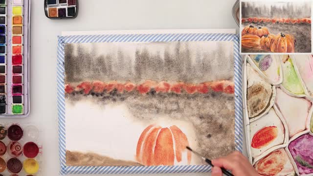 Unlike oils, you can continue to paint over the dried areas and not see any mistakes