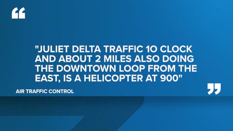 'We have a situation going on' | Audio from air traffic control on Sunday night's helicopter crash