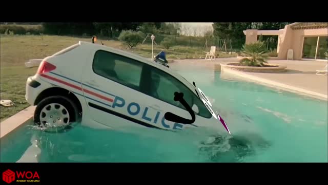 Trains Crush Cars on Railroad