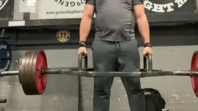 Trap bar deadlifts