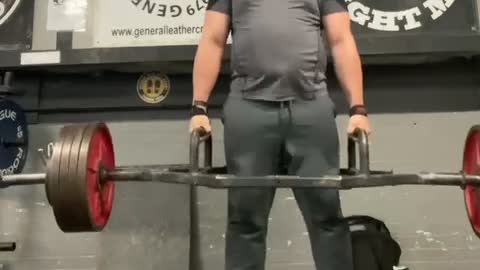 Trap bar deadlifts