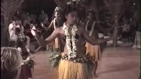 Dancing on Aitutaki in 2000 ...