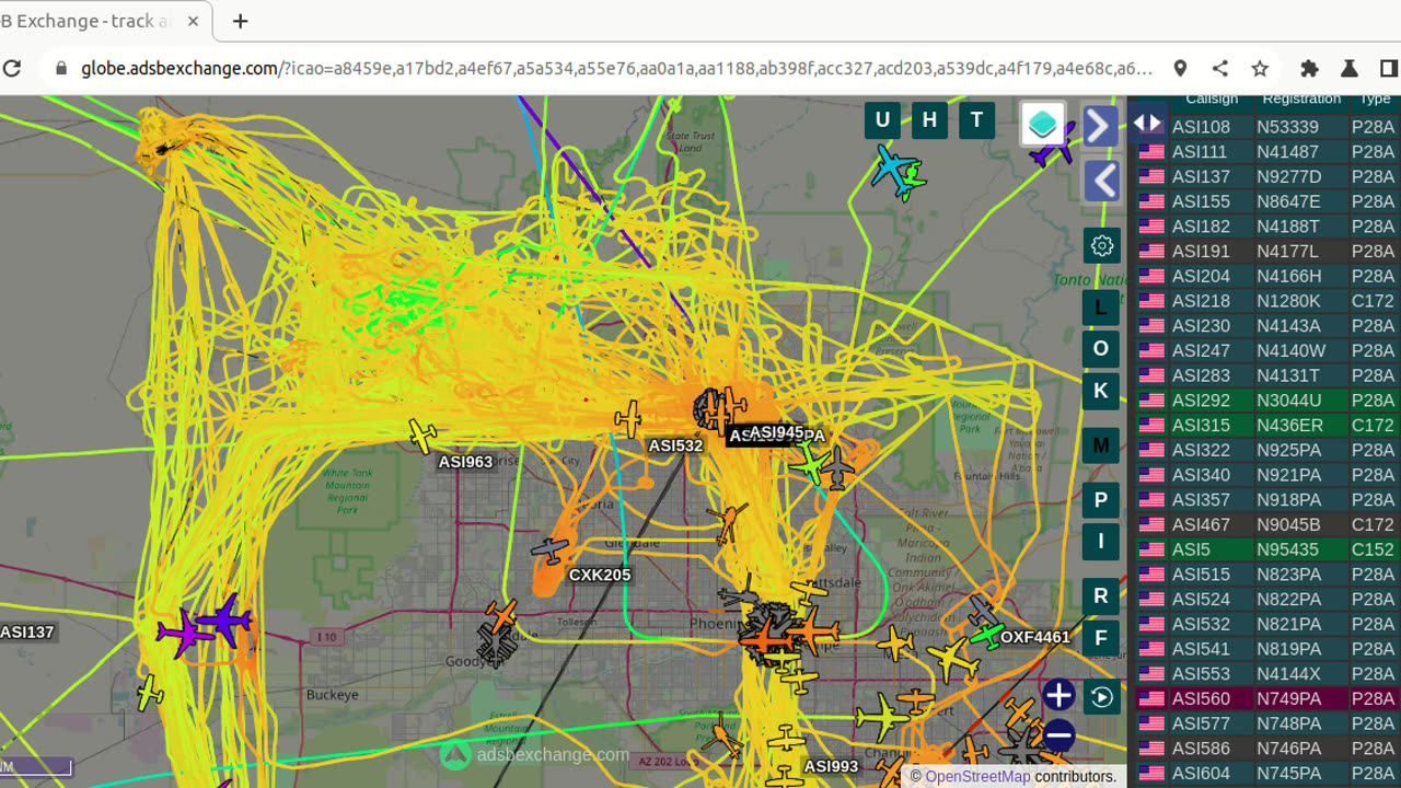 N821PA just beeing an asshole today - Feb 15th 2024 - 9pm -