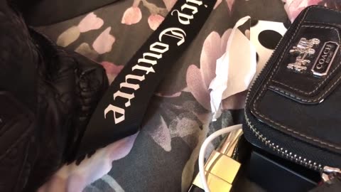 What's in my daughter's Juicy Couture Crossbody Bag