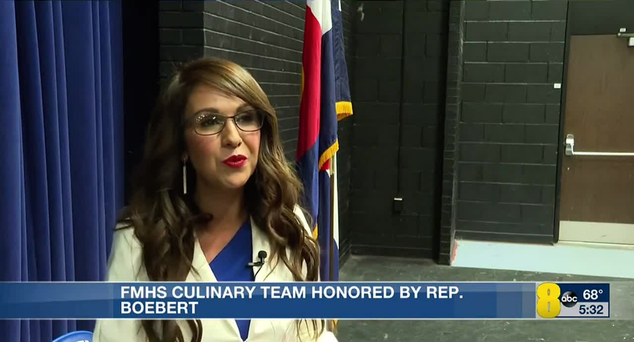 Lauren Boebert Honors Fruita Monument High School’s Culinary Team