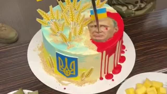 Cake with Putin