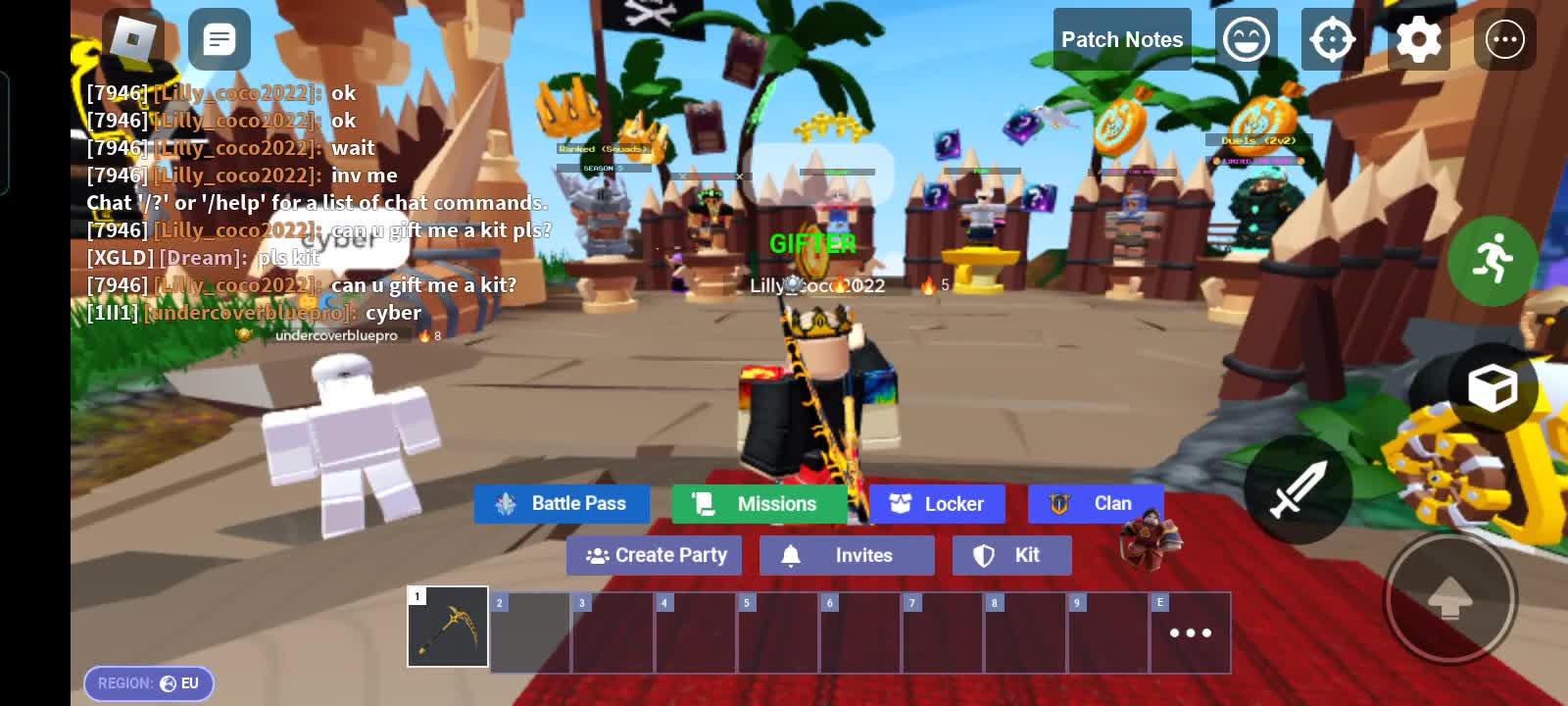 Beggars in bedwars