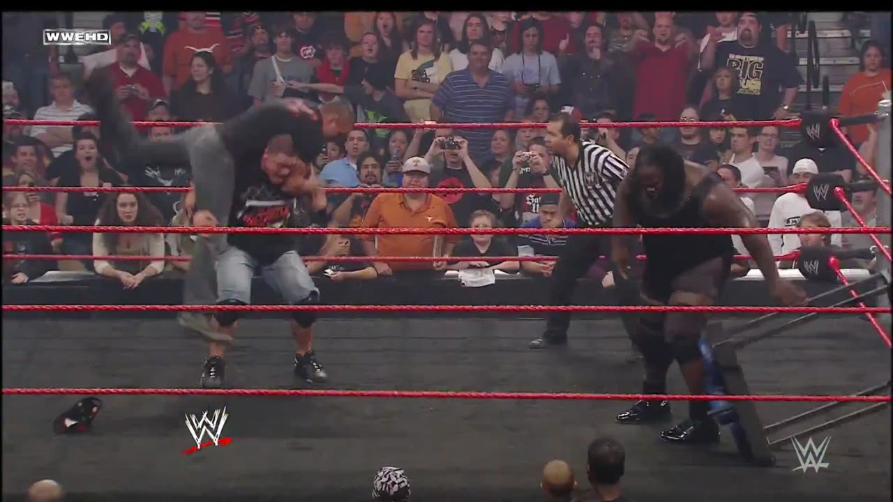 John Cena vs. Mark Henry - Arm Wrestling Contest: Raw, Feb. 4, 2008