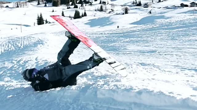 Crazy Snowboard Jump