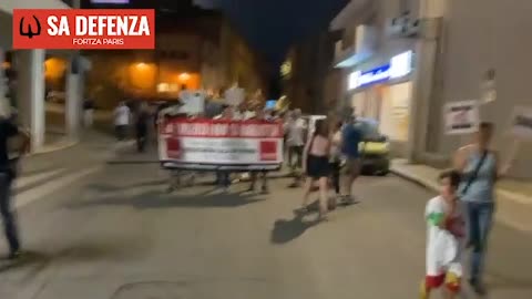 Manifestazione No green pass Cagliari