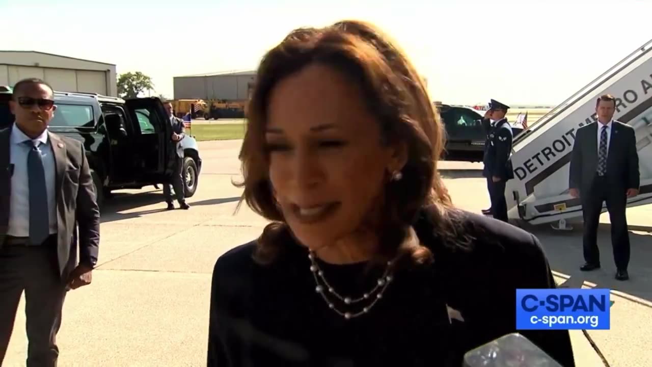 Kamala Harris: I was too busy talking to voters. I didn’t hear them.