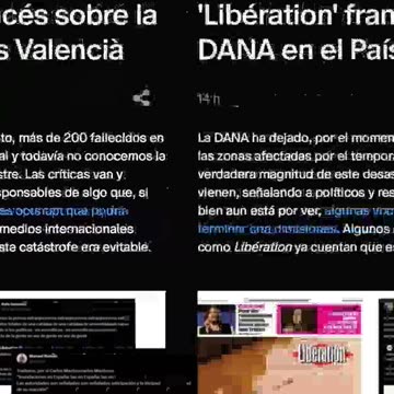 "Los muertos evitables": la demoledora portada del '#Libération' francés sobre la #DANA en #Valencia