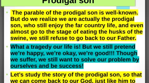 Prodigal son