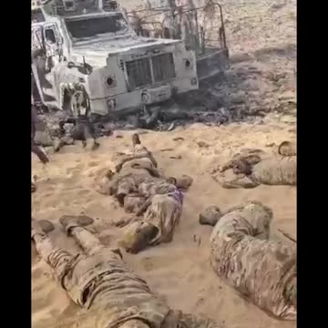 Aftermath of Wagner pmc being ambushed in Mali