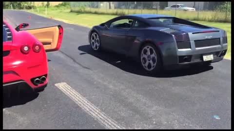 Driving the Lamborghini Gallardo